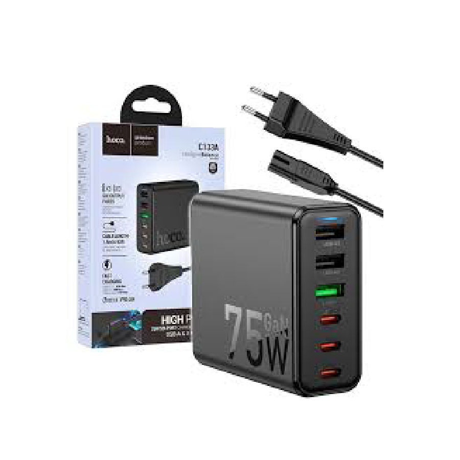 C133A Earl charging station two Type-C one Type-C one USB-A and two USB-A 5V 2A outputs 45W — 5